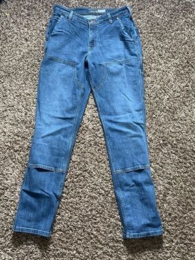 Carhartt women’s Blue Carpenter Denim Jeans